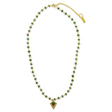 Emerald Infinity Necklace